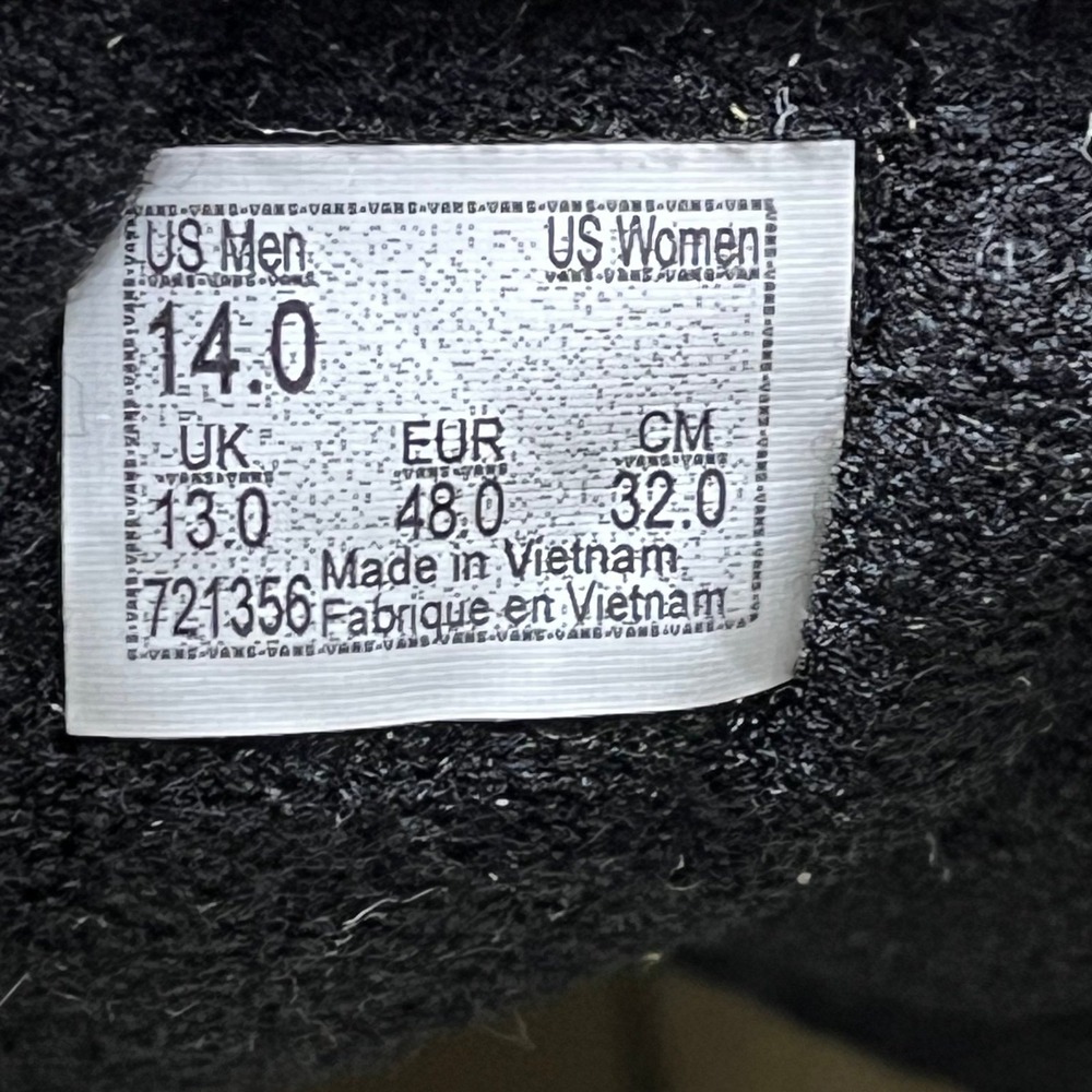 Vans Old Skool Triple Black Men's Black Shoes - Men's Size 14 - Picture 9 of 9